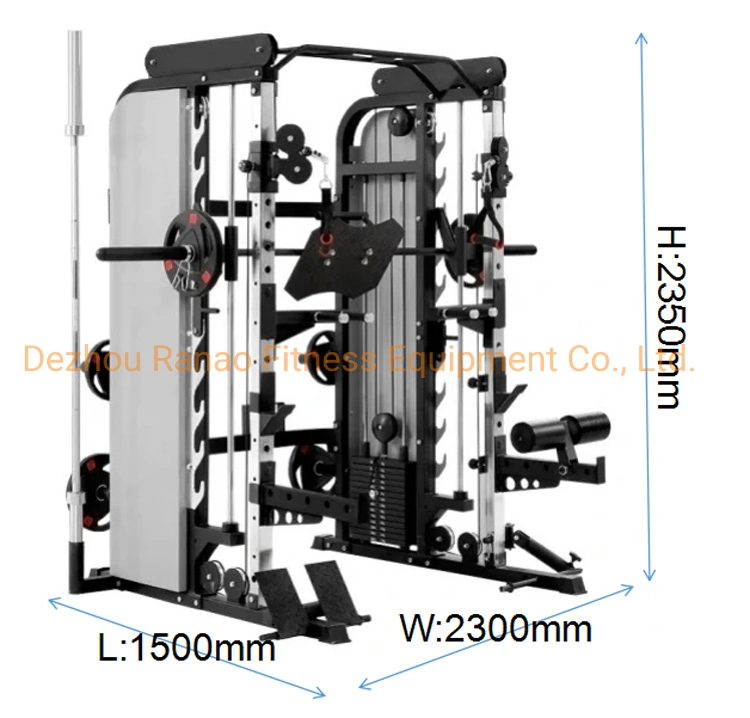 Commercial Fitness Equipment Home Gym Use Multi Functional Combo Power Training Sports Strength Equipment with Smith Machine