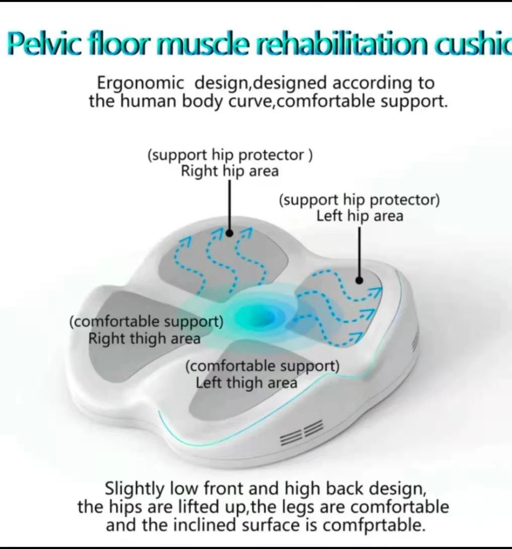 Professional Four Handles Hiemt Equipment with Pelvic Floor Muscle Rehabilitation Cushion