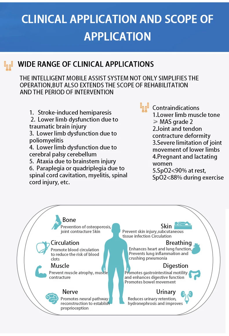 Stroke Hemiplegia Rehabilitation Equipment Assist Lower Limb Walking Lower Limb Exoskeleton Robot