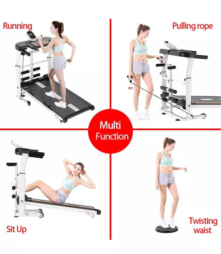 Hot-Selling Non-Noise Folding Multi-Functional Home Treadmill