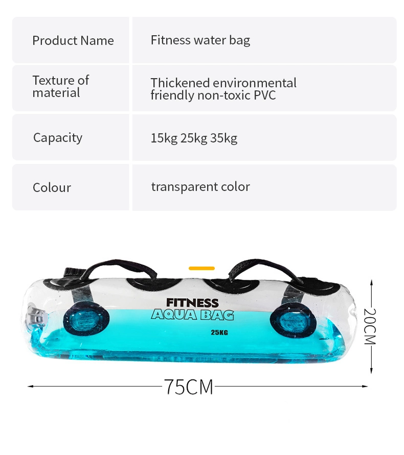 Fitness Water Aqua Bag Training Weight Bag Fitness Equipment Balance Training Adjustable Aqua Bag